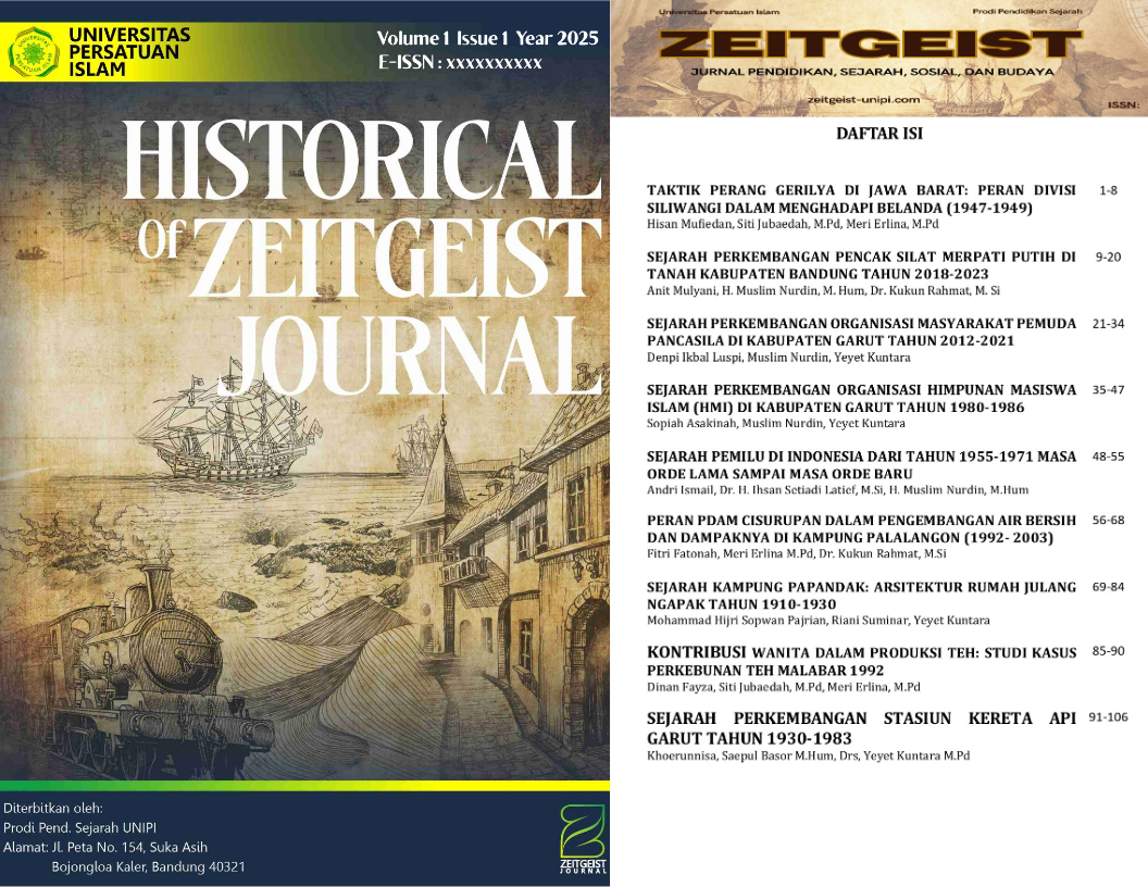 View Vol. 1 No. 1 (2025): Sejarah, Sosial dan Budaya